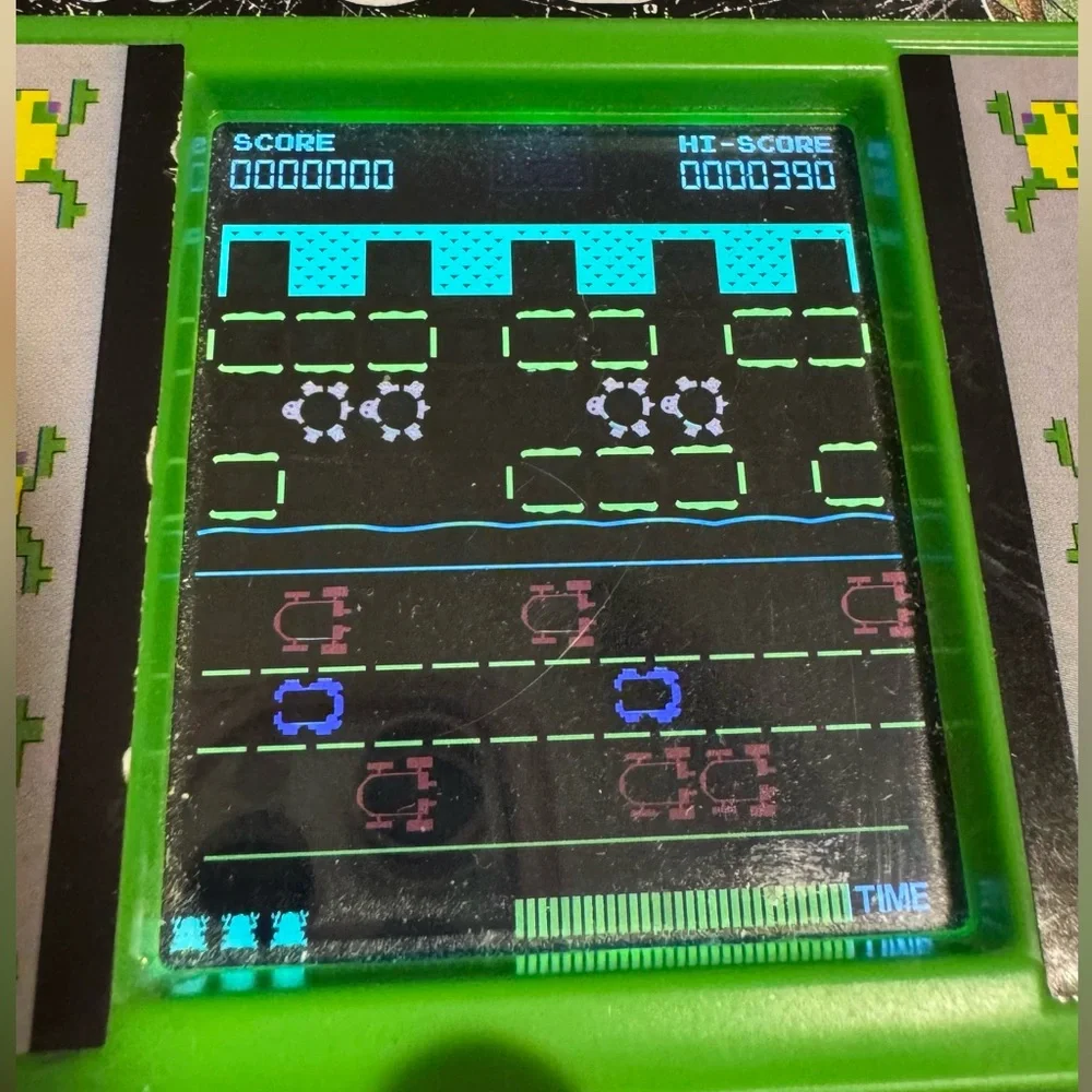 Retro FROGGER Handheld Game Console Mini Arcade Game Electronic By Konami